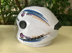 （透明）水转印标贴膜WS-150S-白色头盔