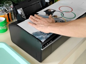 塑料打印机外壳的水转移印 waterslide transfer paper for plastic crafts