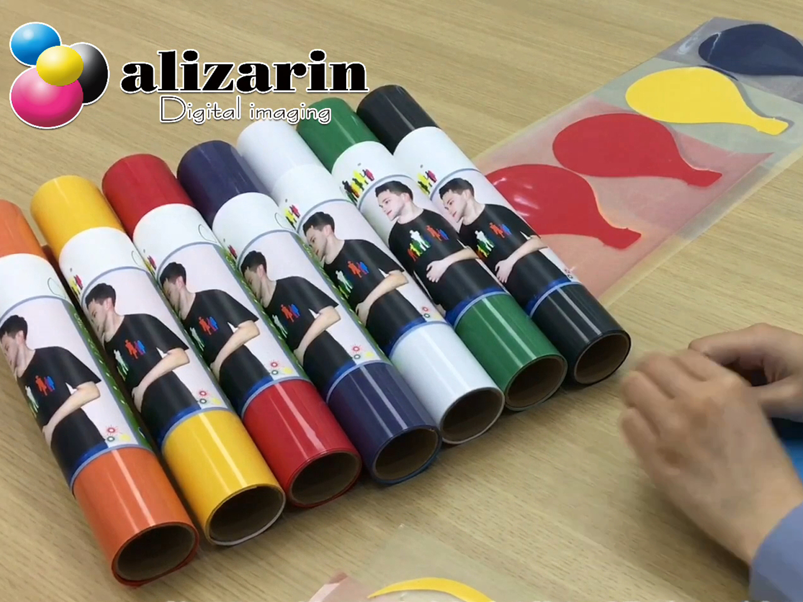 Iron on heat transfer flock 512