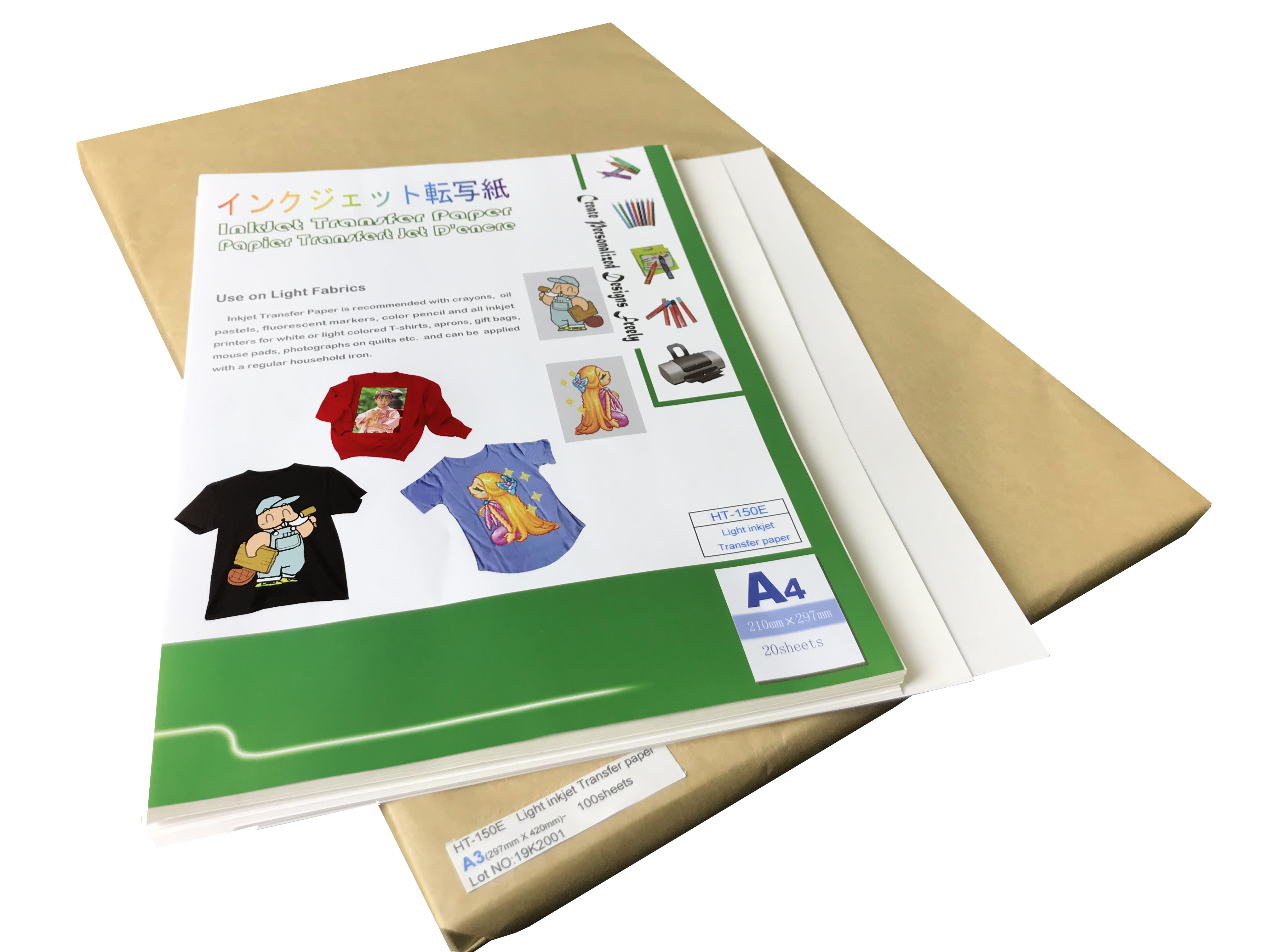 Light ink jet transfer paper HT-150E-