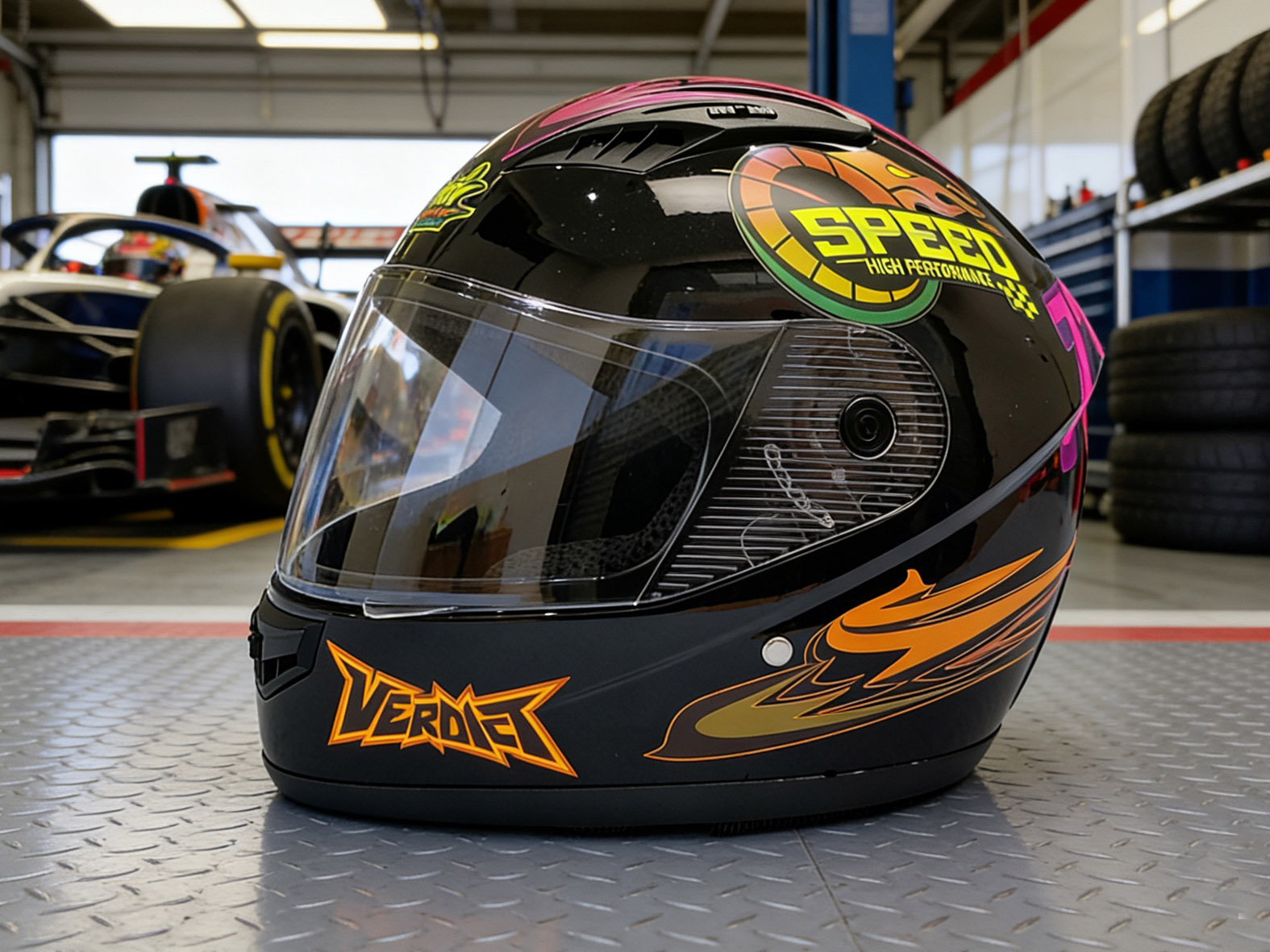 荧光质感水转印纸荧光4色头盔高可视性专用荧光转印材料