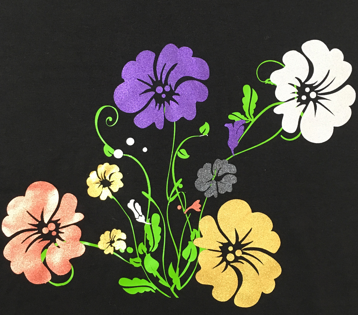 flower glitter